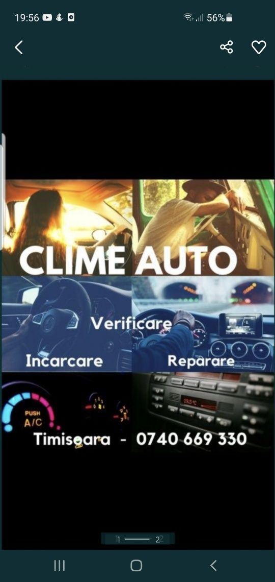 Incarcare cu freon și igienizare instalație clima auto!