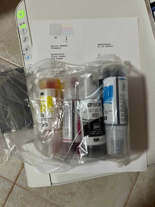 Epson L3156 ca noua 1600 de pagini printate preț 500 DE LEI