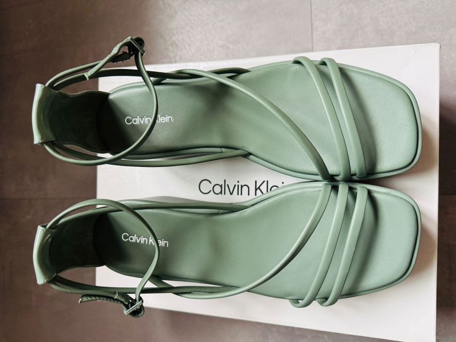 Сандали Calvin Klein естествена кожа