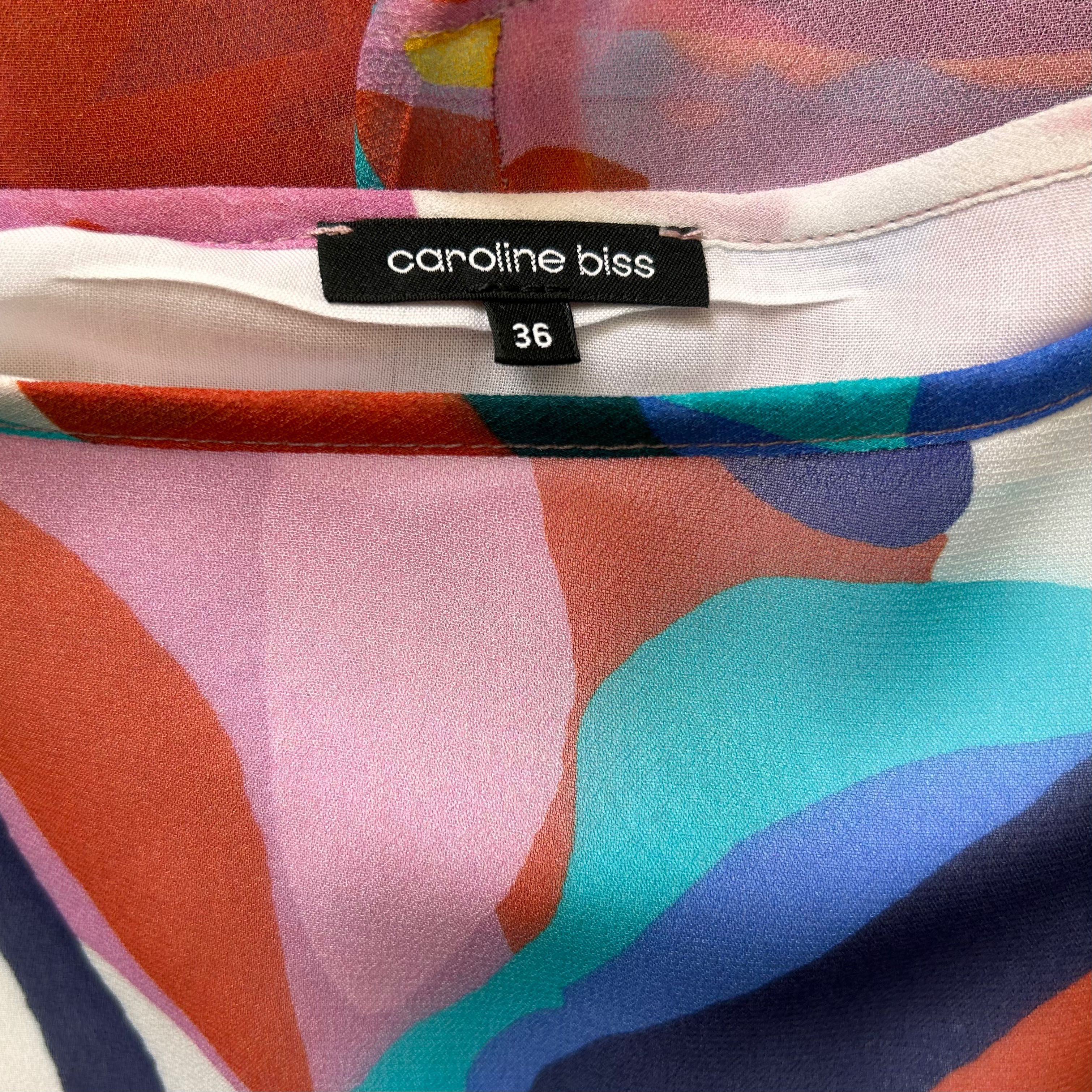 Цветен топ Carolina Biss & нов панталон Logg by H&M M/L размер