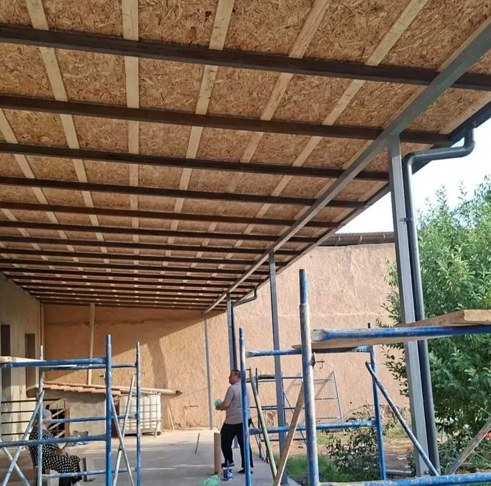 Крыша,Навес,Сварка. Том ёпамиз