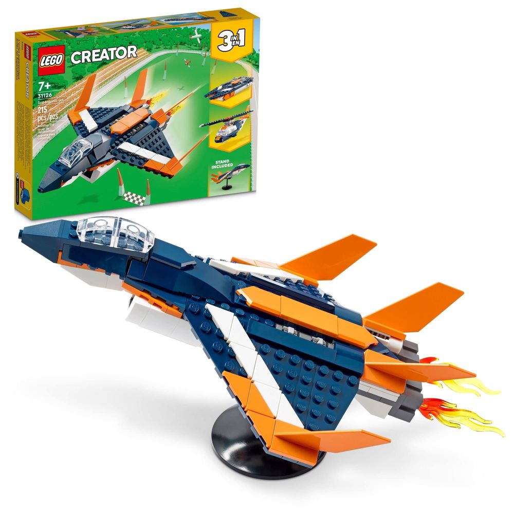 Набор lego creator 3в1 самолет, катер, вертолет