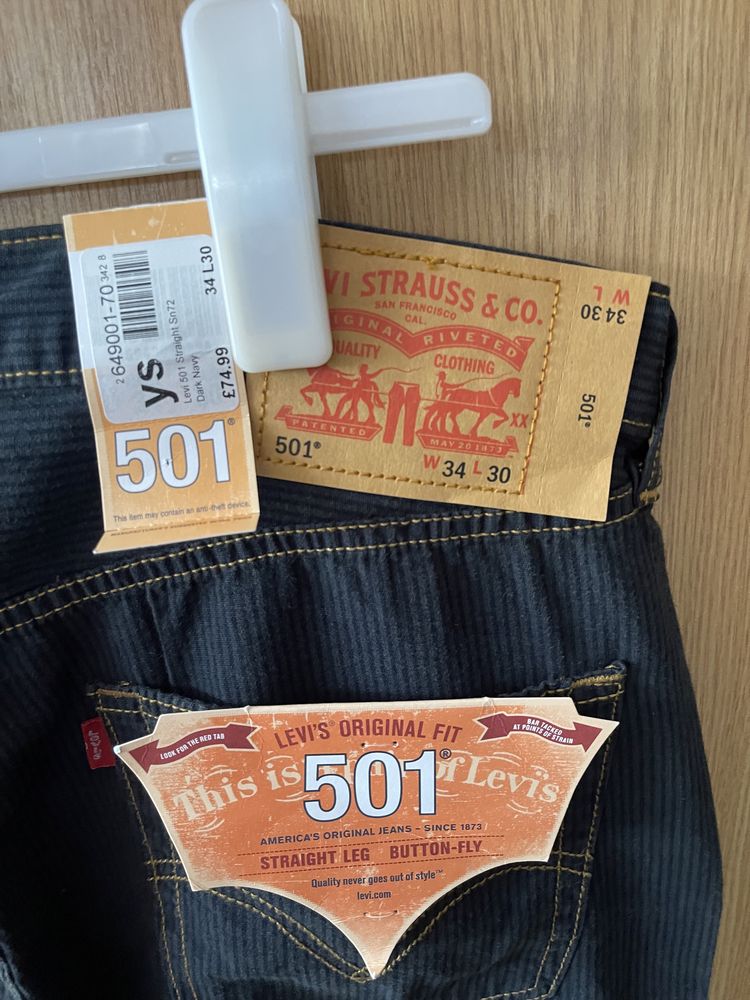Blugi Levi’s Dark Navy 501
