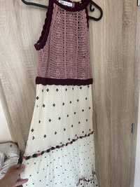 ZARA дамска рокля от дантела лимитирана версия