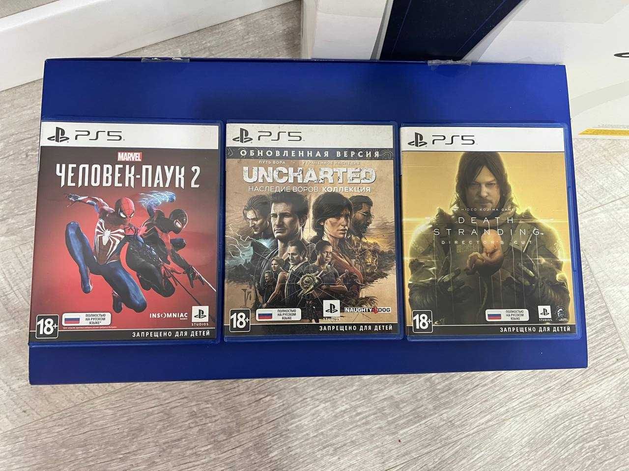 Playstation 5 с PS VR2 и играми. Полный комплект.