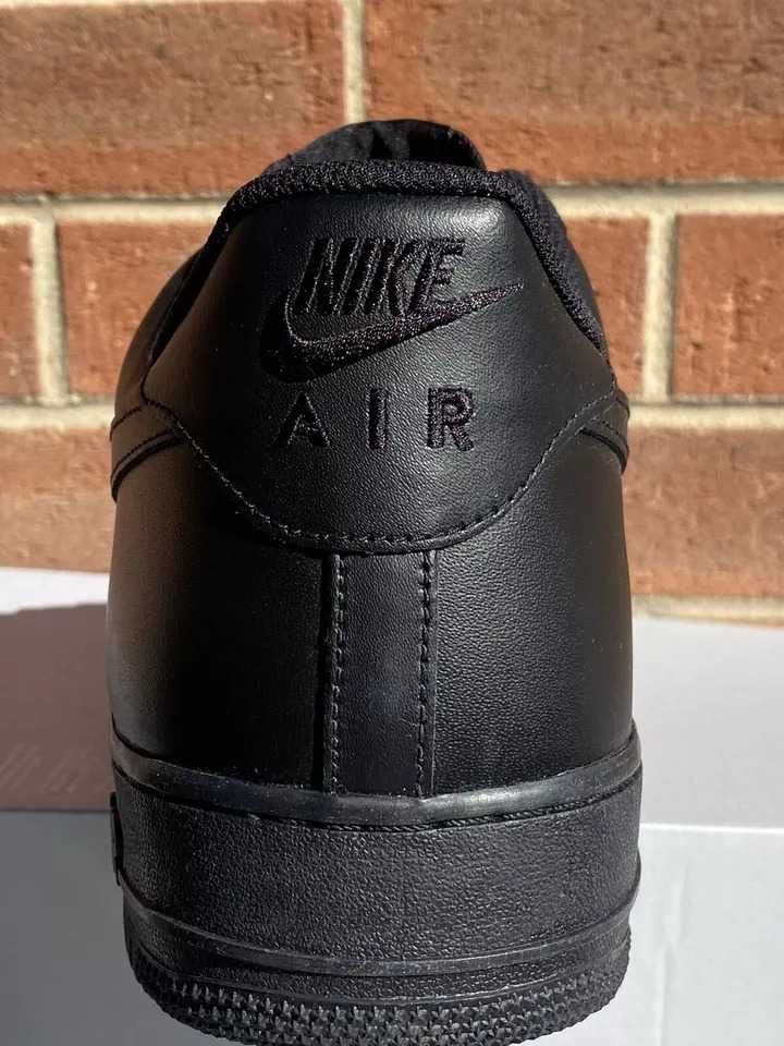 (от/до 36-47 номер) Nike Air Force 1 07' Triple Black