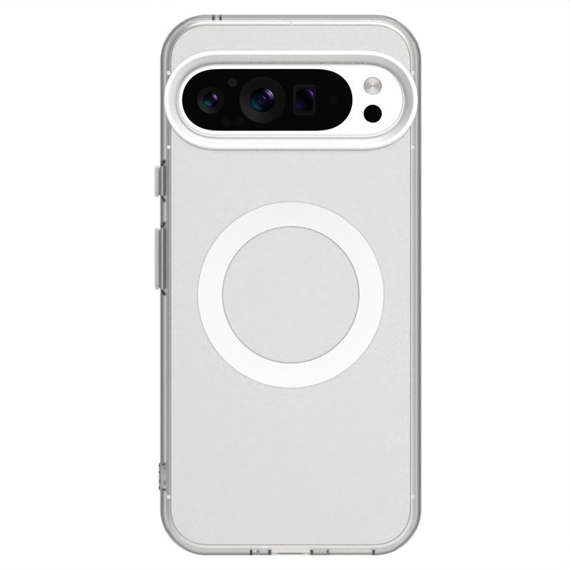 Google pixel 9,9pro,9Xl,8А,9A силиконов кейс MagSafe +протектор за кам
