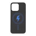 Калъф Genuine Carbon MagSafe iPhone 15/Pro/Max с отоврена камера