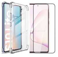 Samsung Note 10 Lite - Husa Safe Silicon + Folie Sticla Hard Glass 21D