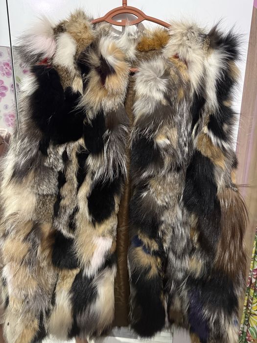 Дамски елек от естествен косъм