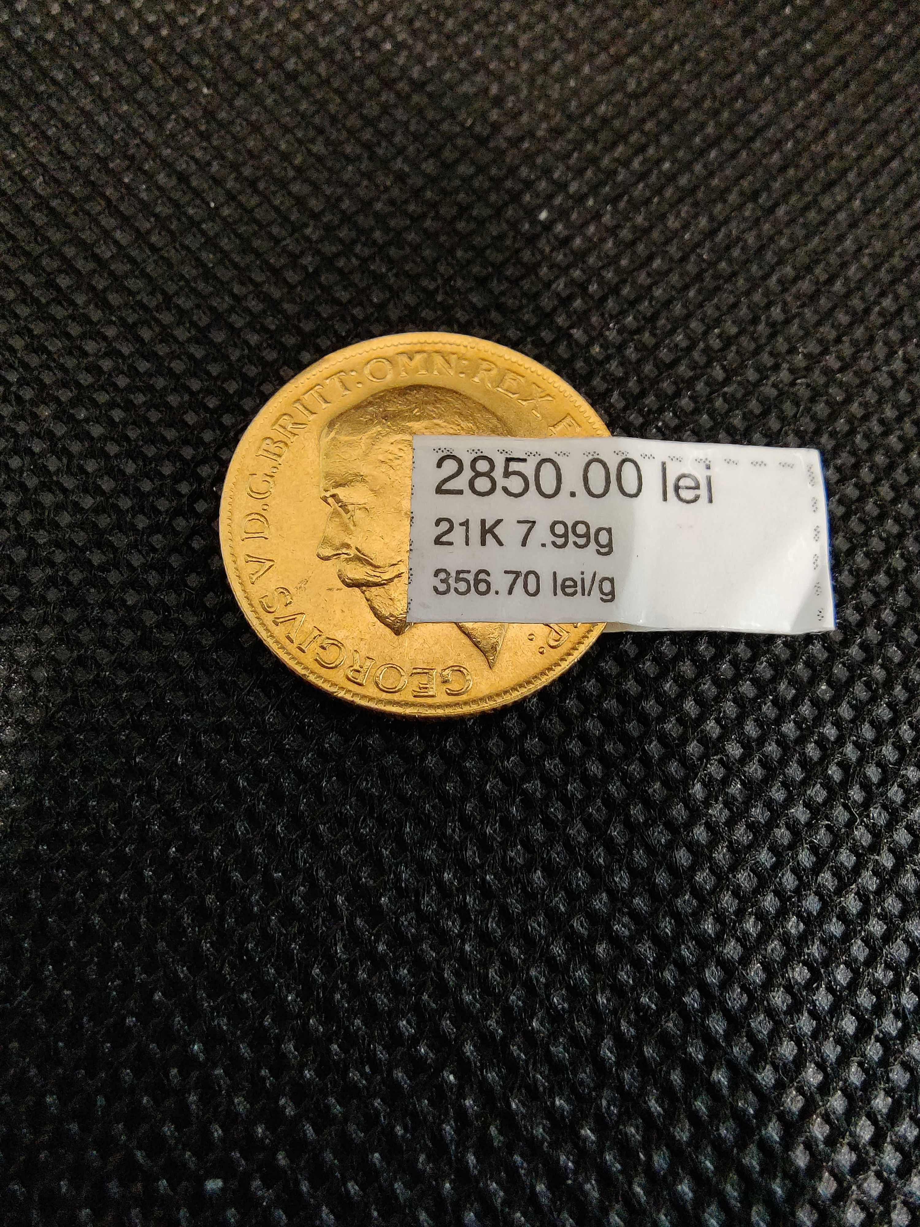 (Ag43) Moneda de schimb aur, 21K (2850 lei)