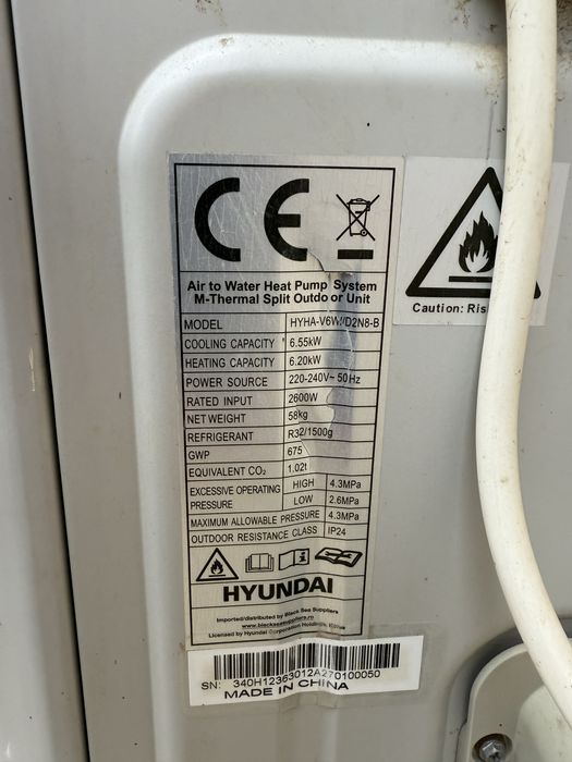 Pompa de caldura 6kw
