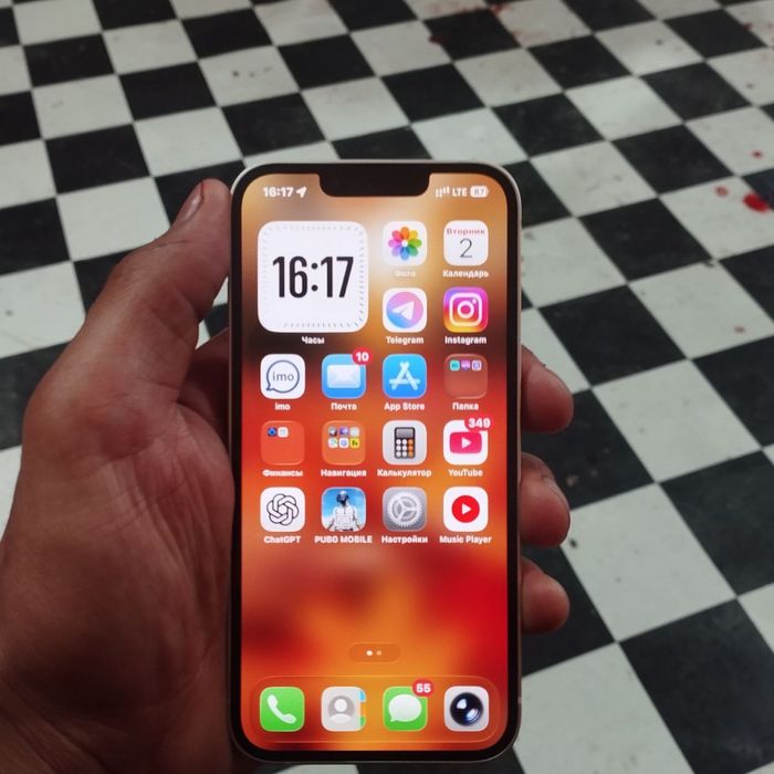 Iphone 14. YOMKOST 89,128 xotira