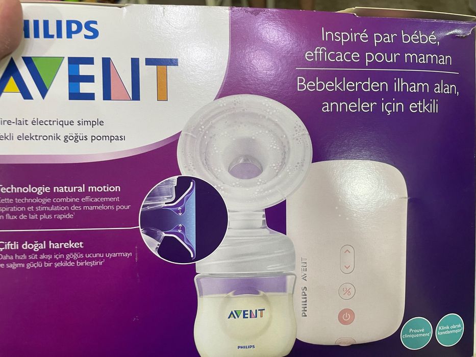 Электрический молокоотсос Avent Plus и пакеты Roxy Kids в подарок