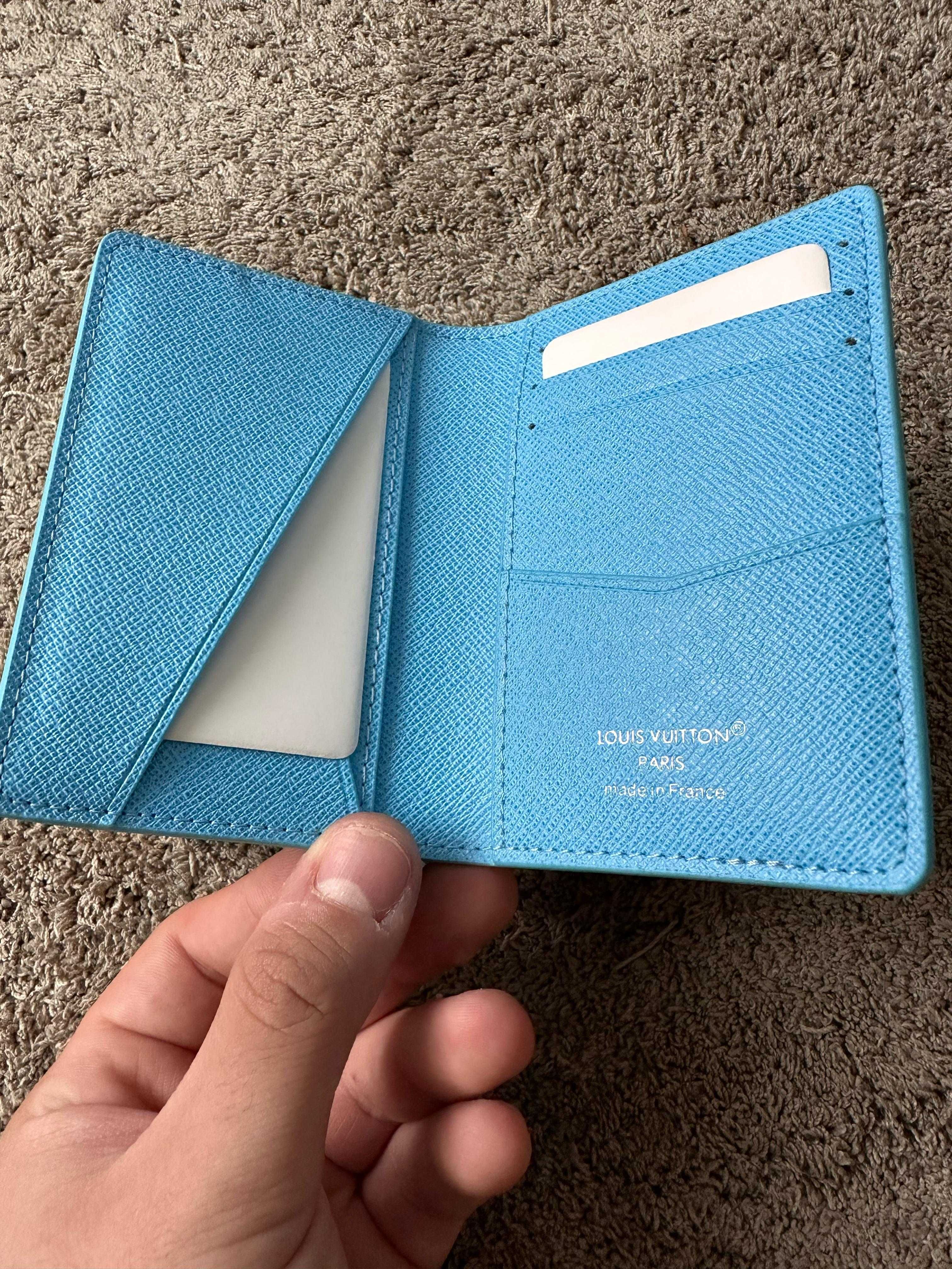 Louis Vuitton LV Pocket Organizer Blue Lagoon M14881