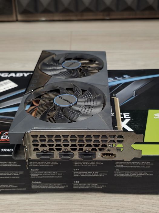 Placa Video nVidia RTX 3060ti 8gb Gigabyte Eagle OC