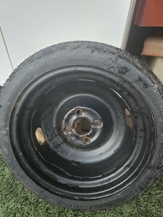 Roata de rezervă slim Volkswagen 4x100 si diametru butuc 57,1mm