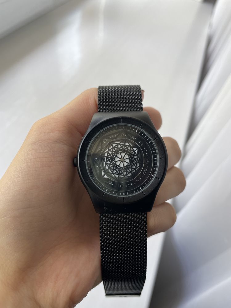 Часы Cosmo Abstraction Black унисекс