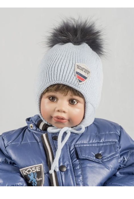 Новая. Зимняя шапка. Польша Енот