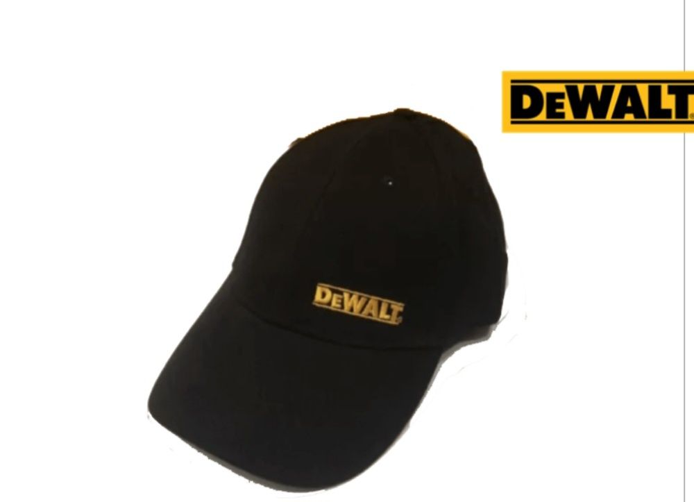 Шапка Dewalt черна с козирка