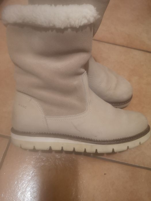 Cizme piele imblanite