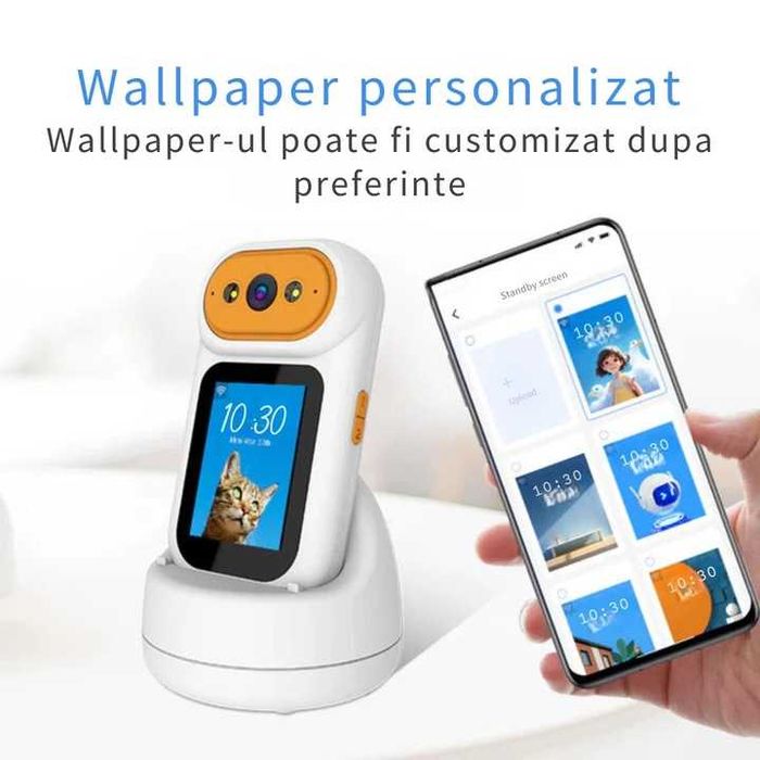 Camera video AI 360, apel video, comunicare, monitorizare bebelusi