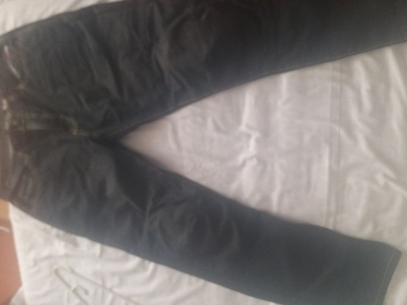 Pantaloni jeans moto cu protecții mărimea 36
