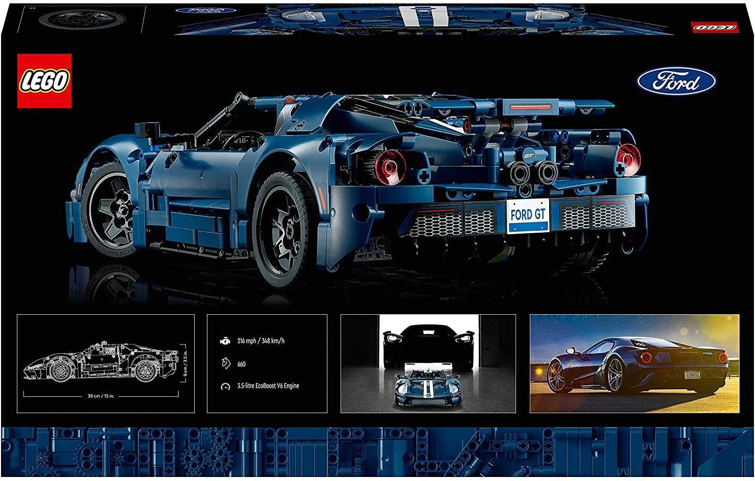 Конструктор LEGO 42154 Technic Ford GT 2022! Новый в коробке!