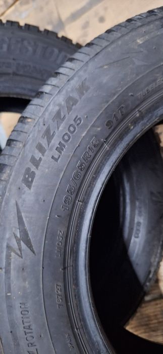 ДОТ 2024! 2 бр 195 65 15 Bridgestone blizzak lm005