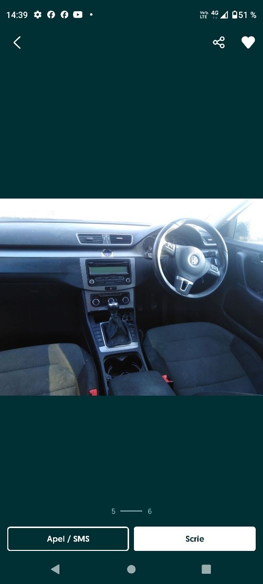 Volkswagen Passat b7 break, 1.6 CAY