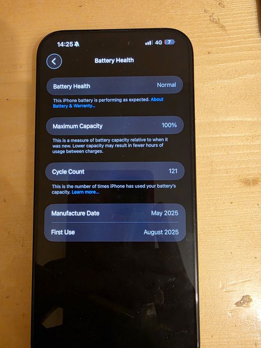 Iphone 16 pro max 256gb 100%