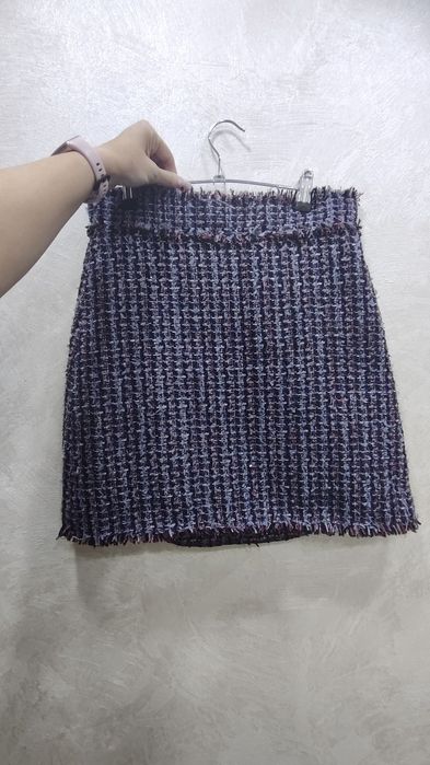 Твидовые юбки, теплые юбки Зара