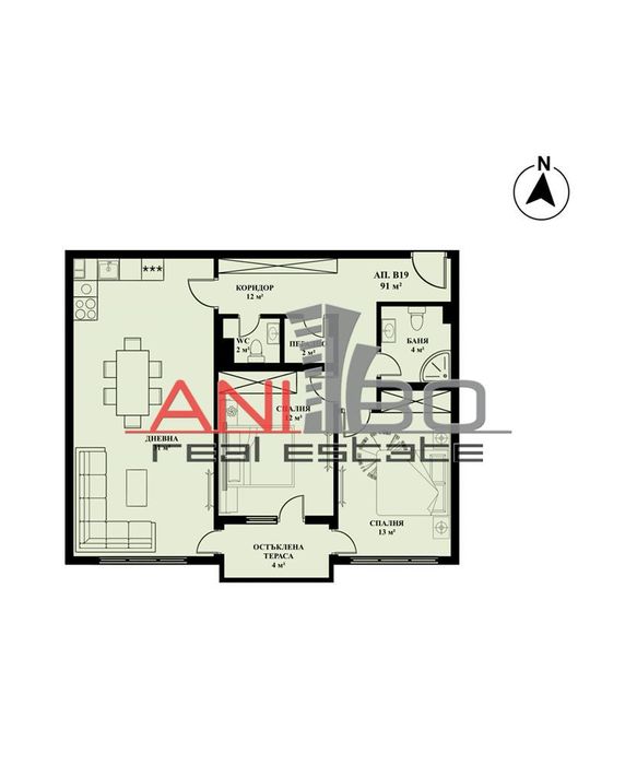 Продава се Тристаен апартамент в София, Люлин 5 - 108 кв.м за 1348 €/кв.м - Снимка #7