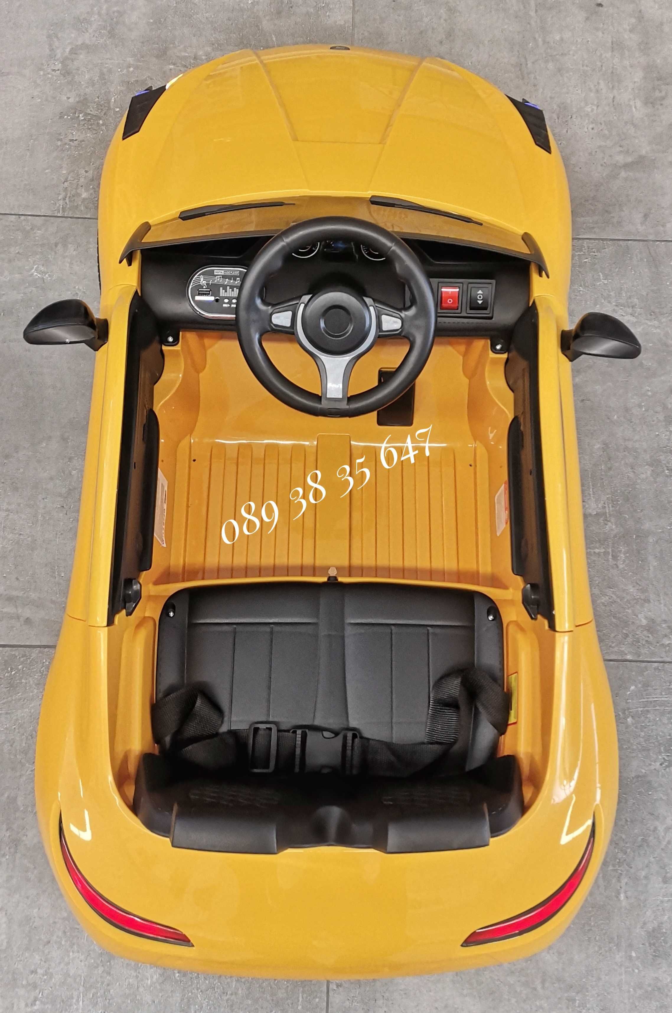 ПРОМОЦИЯ!НОВО!Акумулаторна кола DAKOTA YELLOW с 12V батерия,Bluetooth