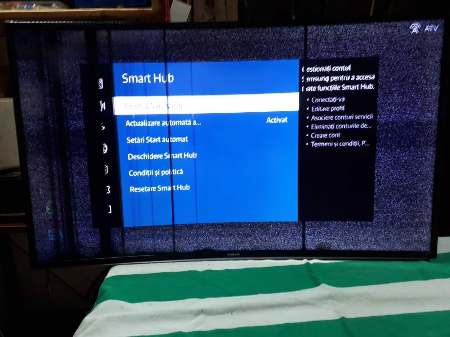 Smart tv Samsung UE40JU6500W probabil display def