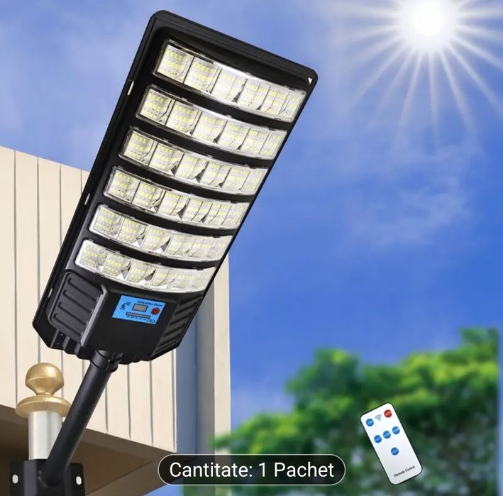 Lampa solara cu senzor de inductie