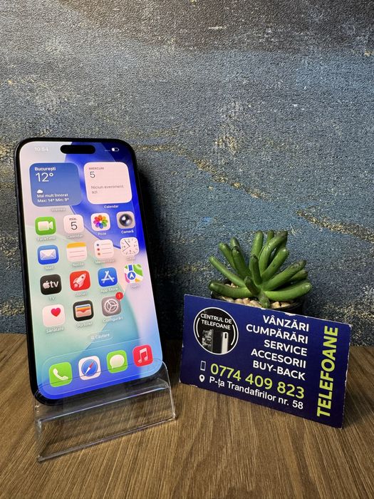 Iphone 15/128Gb/Garantie 2Ani Centrul de Telefoane/Rate