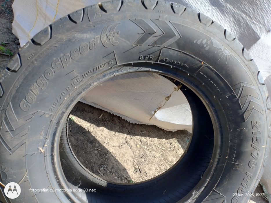 Chilipir! Anvelope vară second hand 215/70 R 15C