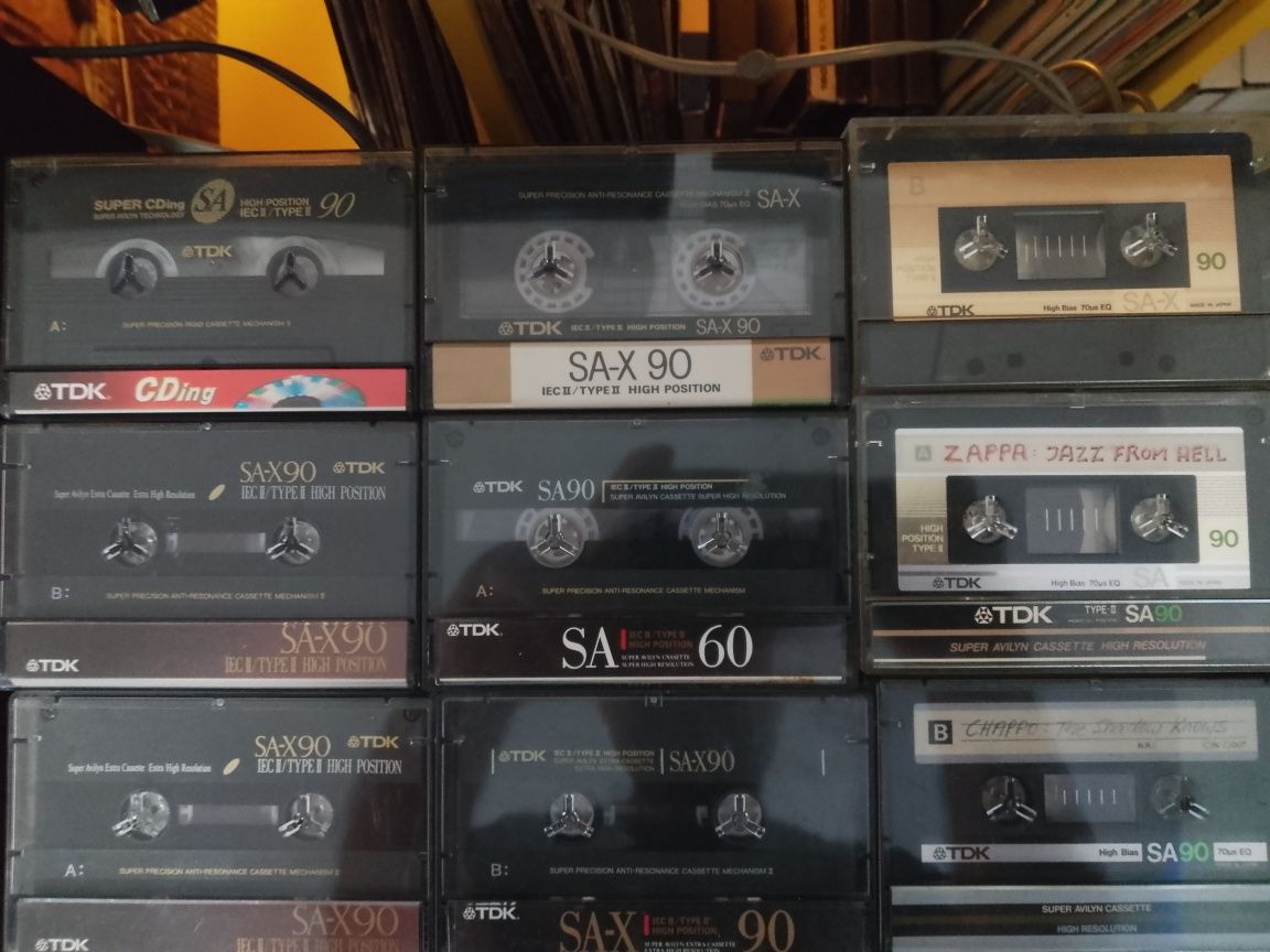 Casete audio cu muzica TDK SA-X90, TDK SA 90