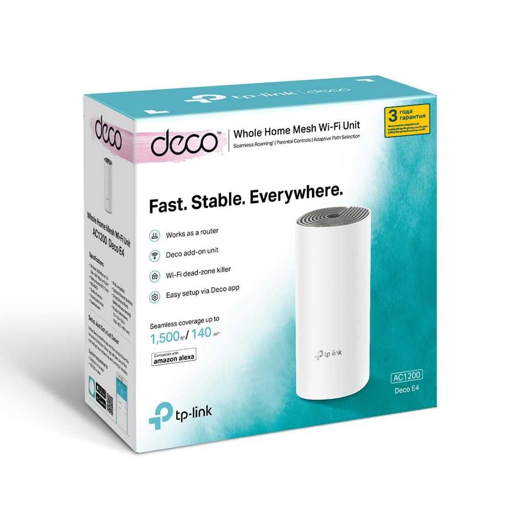 Wi-Fi Роутер AC1200 TP-link  Deco E4(1-Pack)