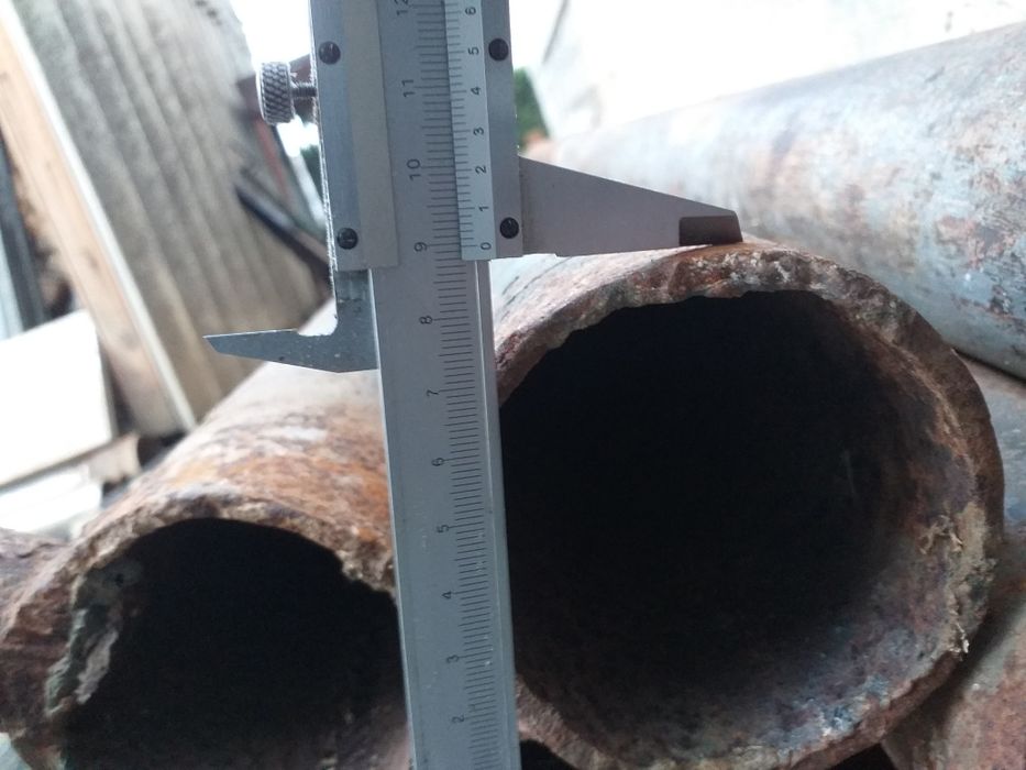 Țeavă neagră recuperată de 3 țoli la 2,20 metri lungime