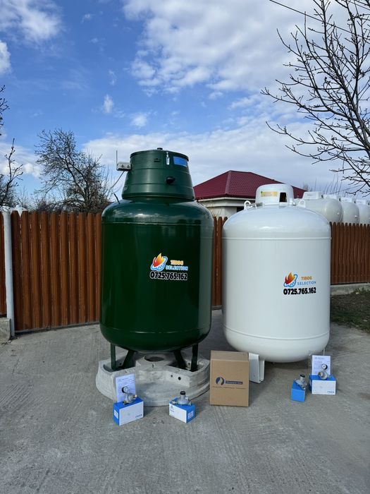 Bazine centrale gaz incalzire Butelii propan Rezervoare 1000/1750/3000