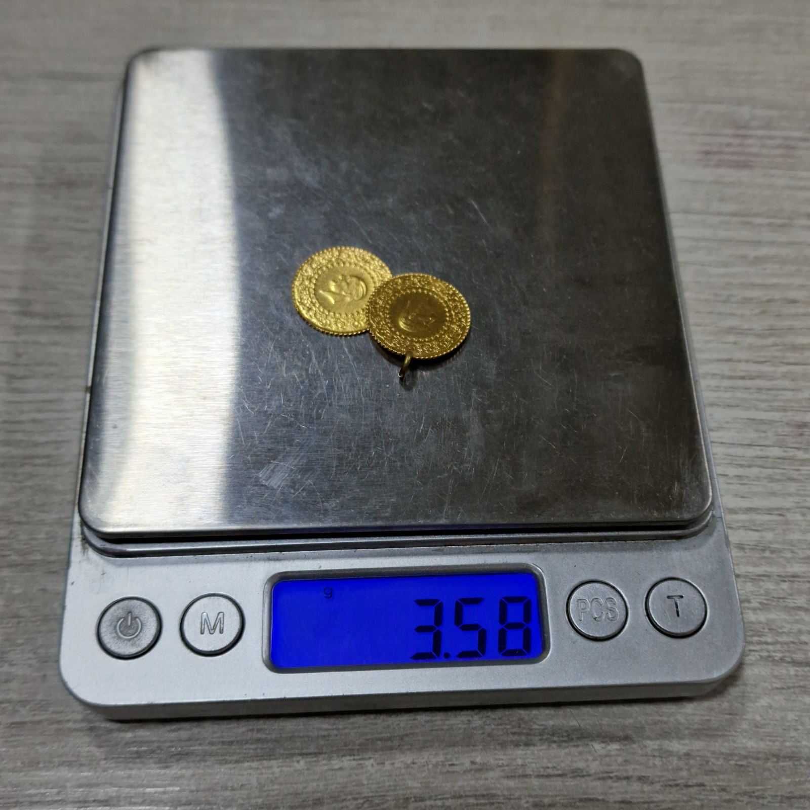 Турски златни монети 25 Куруша / 22к / 3,58 гр.