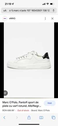 NOU! MARC O'POLO Sneakers 107  White/black 127