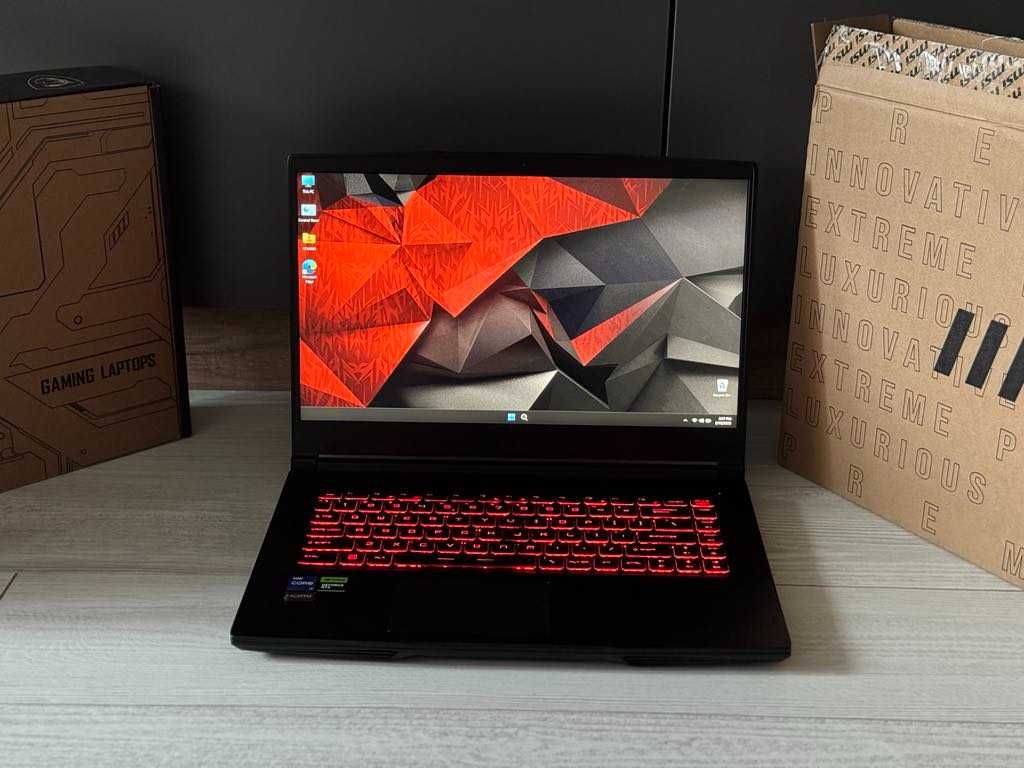 ГАРАНЦИЯ i7-11800H|GTX1650|512GB|IPS 144Hz|16RAM лаптоп msi laptop