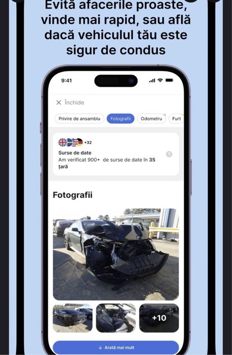 CarVertical Raport Istoric auto Verificare Ieftina Reprezentanta