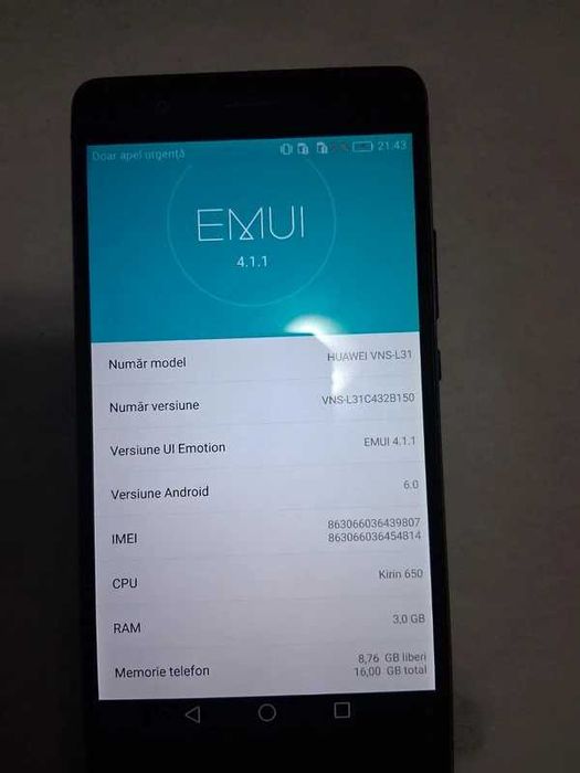 Huawei P9 Lite VNS L31