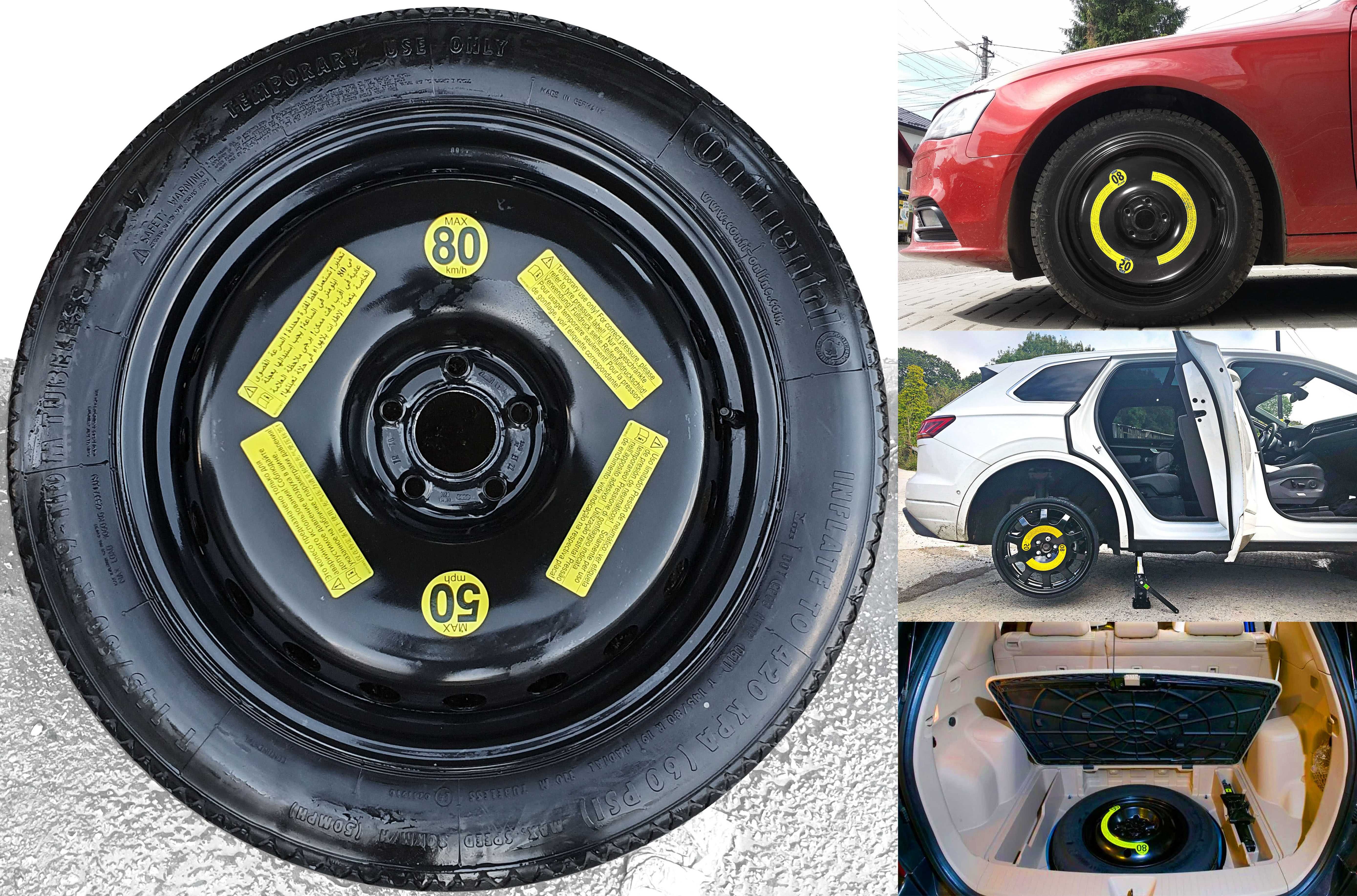 Roată rezervă pentru orice mașină - orice marcă – rezerve slim / jante