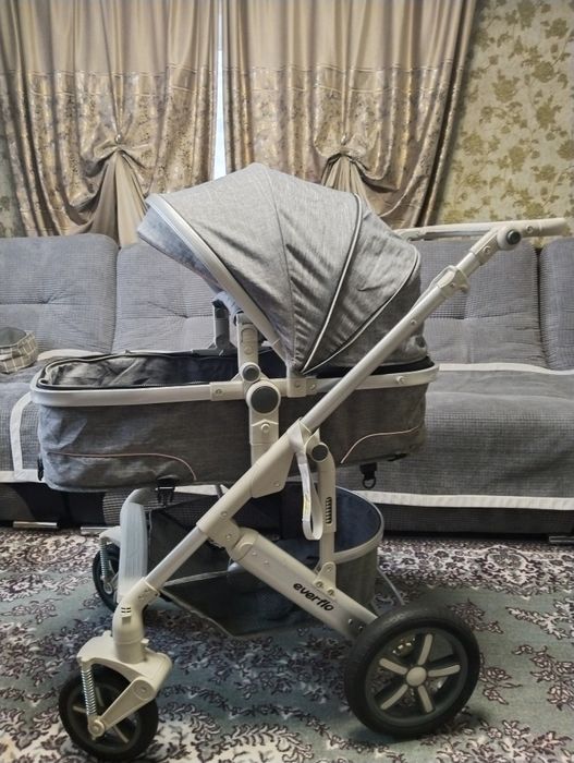 Продам коляску с автолюлькой