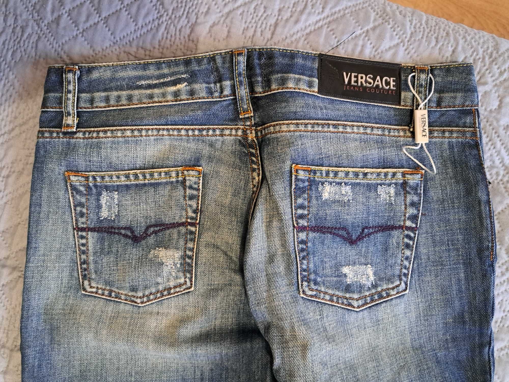 Дамски нови дънки Versace, С размер, 20лв, нови